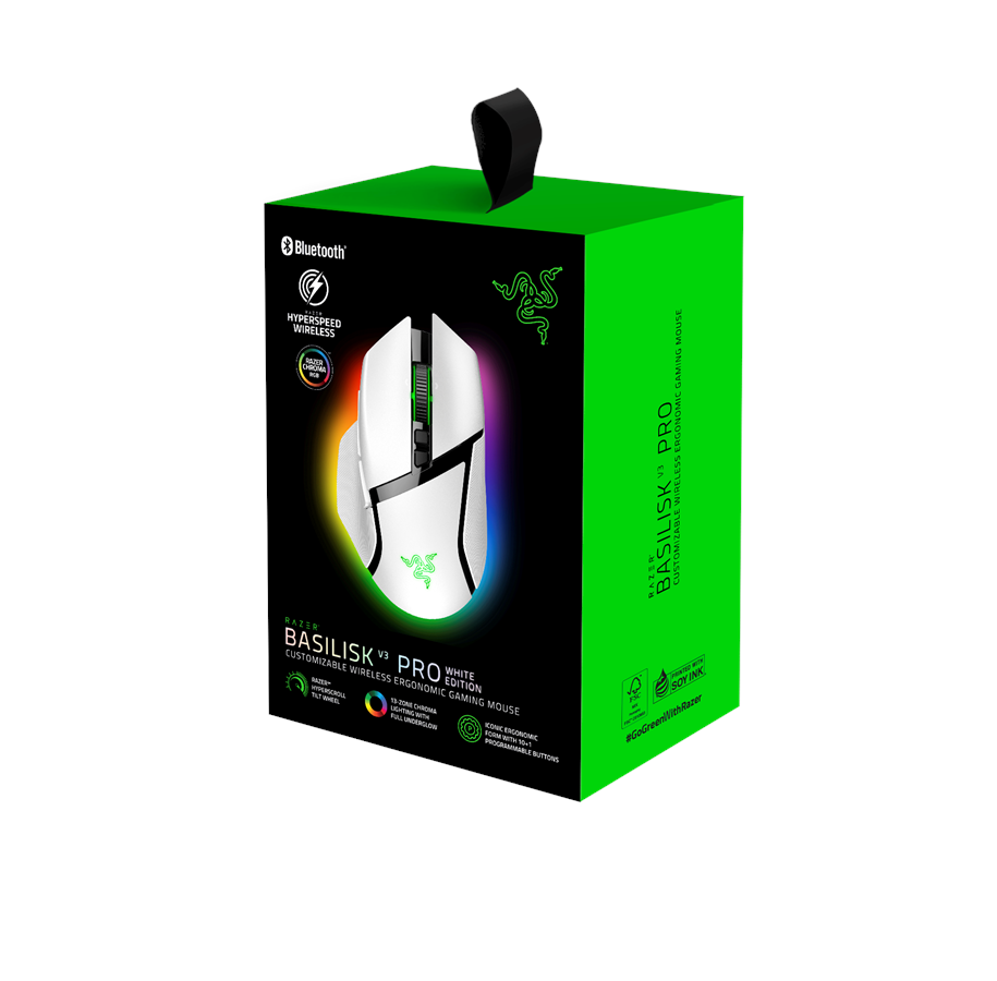 Razer Basilisk V3 Pro Customizable Wireless Gaming Mouse - DELENordic.com