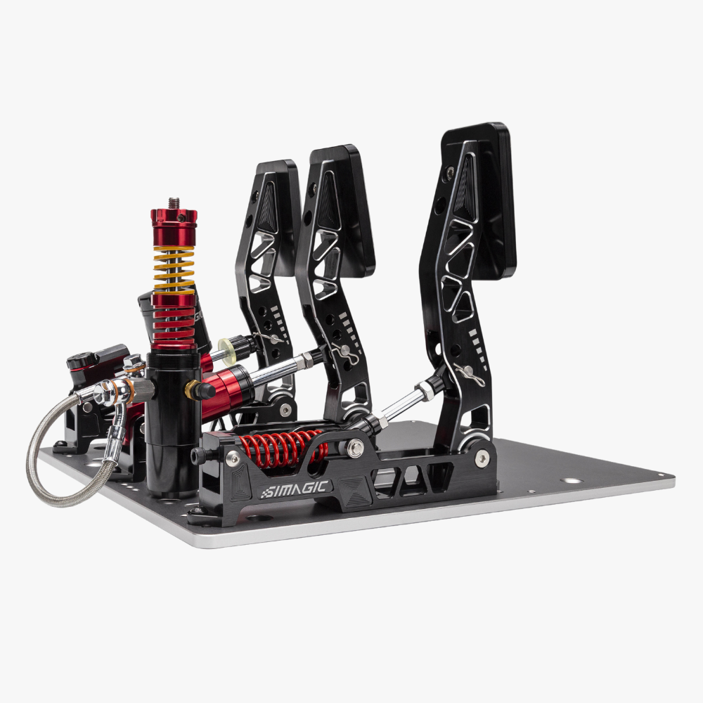 Simagic P2000 Hydraulic Pedal Set 200kg - DELENordic.com