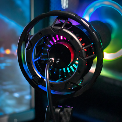 Fifine x DELE K658 USB Dynamic RGB Microphone Bundle for Gaming and Streaming - DELENordic.com