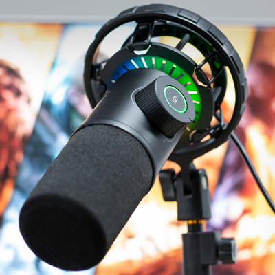 Fifine x DELE K658 USB Dynamic RGB Microphone Bundle for Gaming and Streaming - DELENordic.com