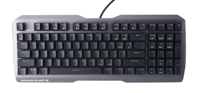 Mad Catz The Authentic S.T.R.I.K.E. 13 Mechanical Gaming Keyboard, Black - DELENordic.com