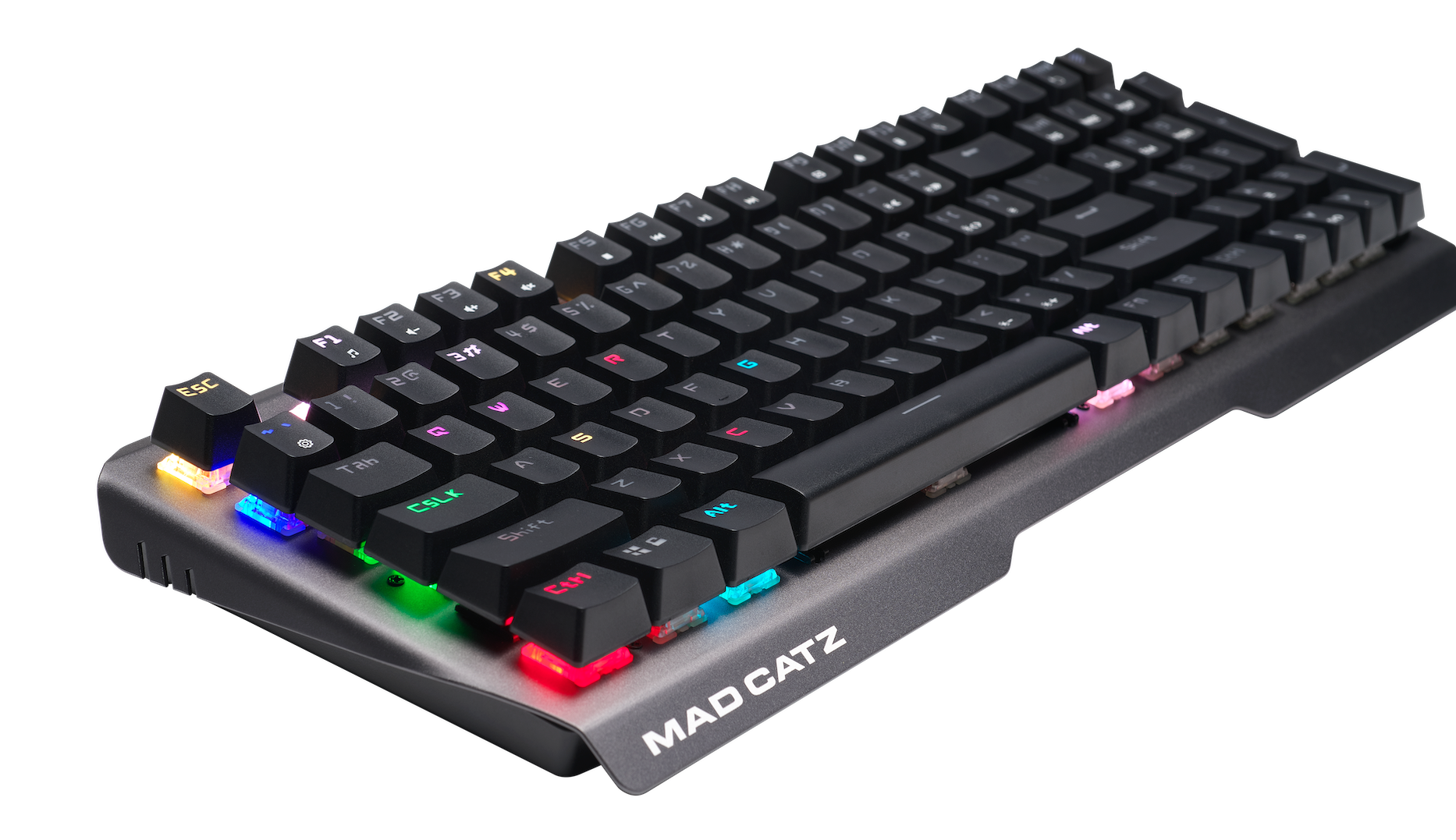 Mad Catz The Authentic S.T.R.I.K.E. 13 Mechanical Gaming Keyboard, Black - DELENordic.com