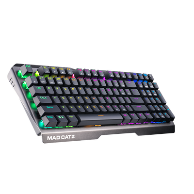 Mad Catz The Authentic S.T.R.I.K.E. 13 Mechanical Gaming Keyboard, Black - DELENordic.com