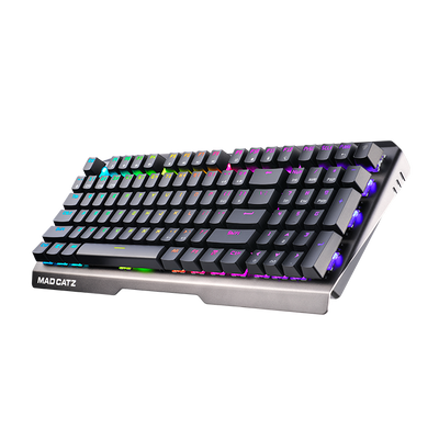 Mad Catz The Authentic S.T.R.I.K.E. 13 Mechanical Gaming Keyboard, Black - DELENordic.com