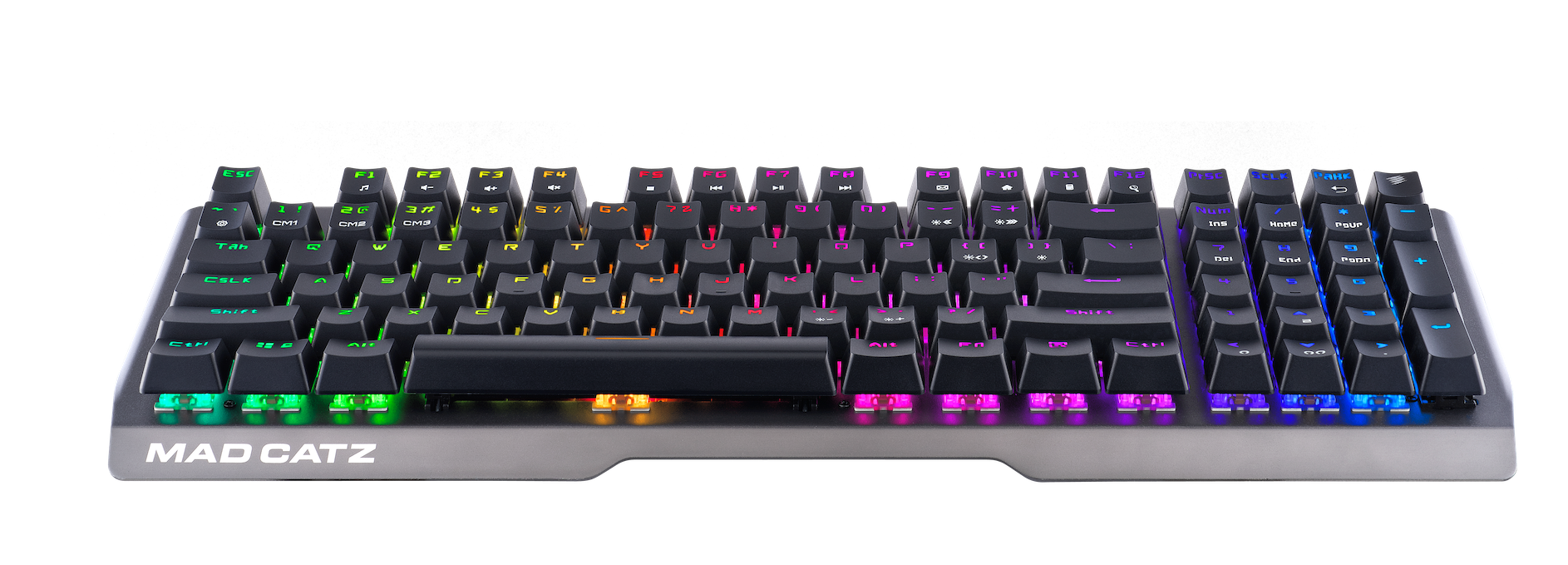 Mad Catz The Authentic S.T.R.I.K.E. 13 Mechanical Gaming Keyboard, Black - DELENordic.com