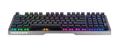 Mad Catz The Authentic S.T.R.I.K.E. 13 Mechanical Gaming Keyboard, Black - DELENordic.com