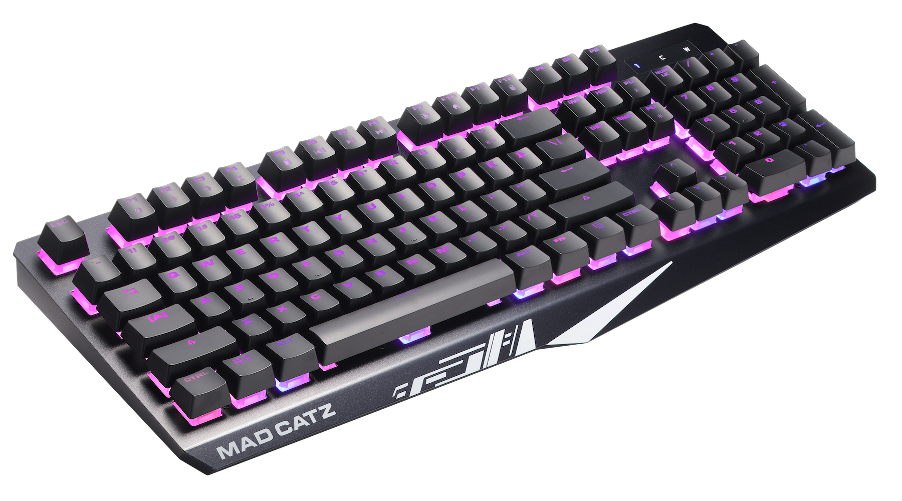 Mad Catz The Authentic S.T.R.I.K.E. 2 Mechanical Gaming Keyboard, Black - DELENordic.com