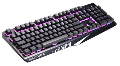 Mad Catz The Authentic S.T.R.I.K.E. 2 Mechanical Gaming Keyboard, Black - DELENordic.com