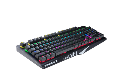 Mad Catz The Authentic S.T.R.I.K.E. 4 Mechanical Gaming Keyboard, Black - DELENordic.com
