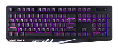 Mad Catz The Authentic S.T.R.I.K.E. 2 Mechanical Gaming Keyboard, Black - DELENordic.com
