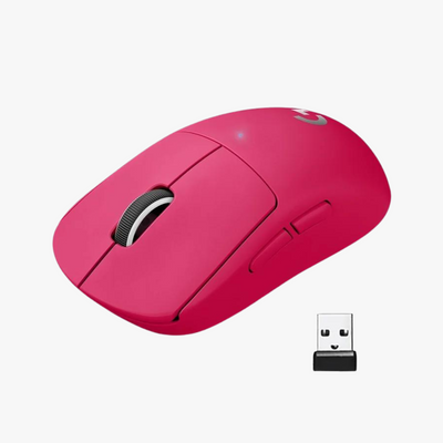 Logitech G PRO X Superlight Wireless Gaming Mouse, Magenta - DELENordic.com