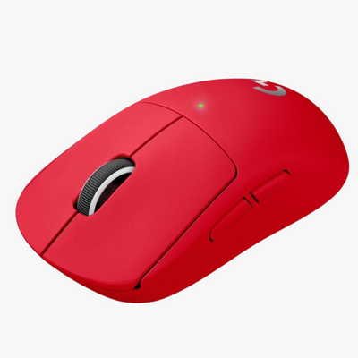 Logitech G PRO X Superlight Wireless Gaming Mouse, Red - DELENordic.com